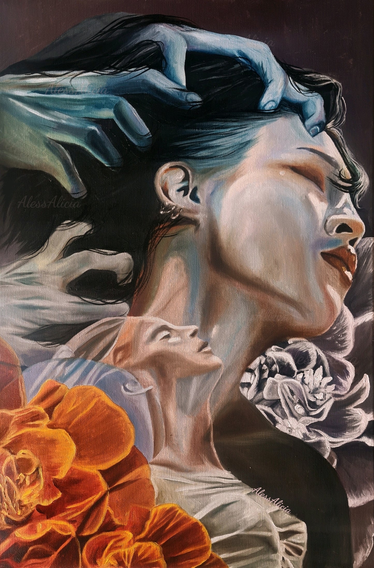 "Don't Save Me" Original Oil Painting
