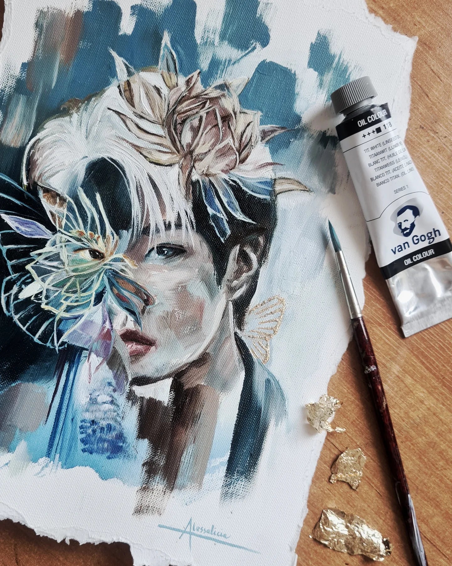 "Jin" Original Painting Sketch