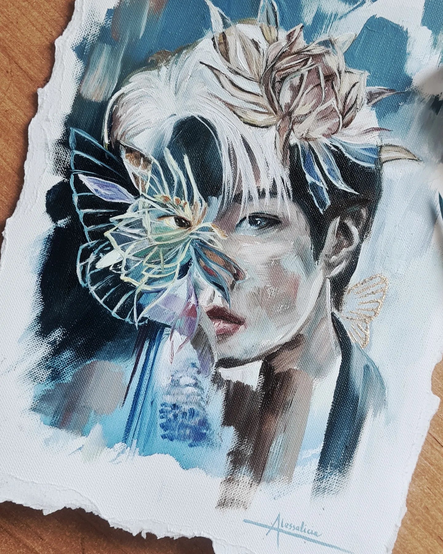 "Jin" Original Painting Sketch
