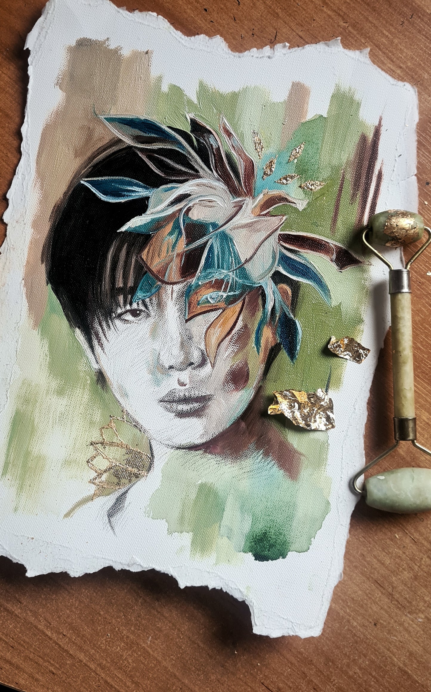 "Matcha latte" Original Painting Sketch