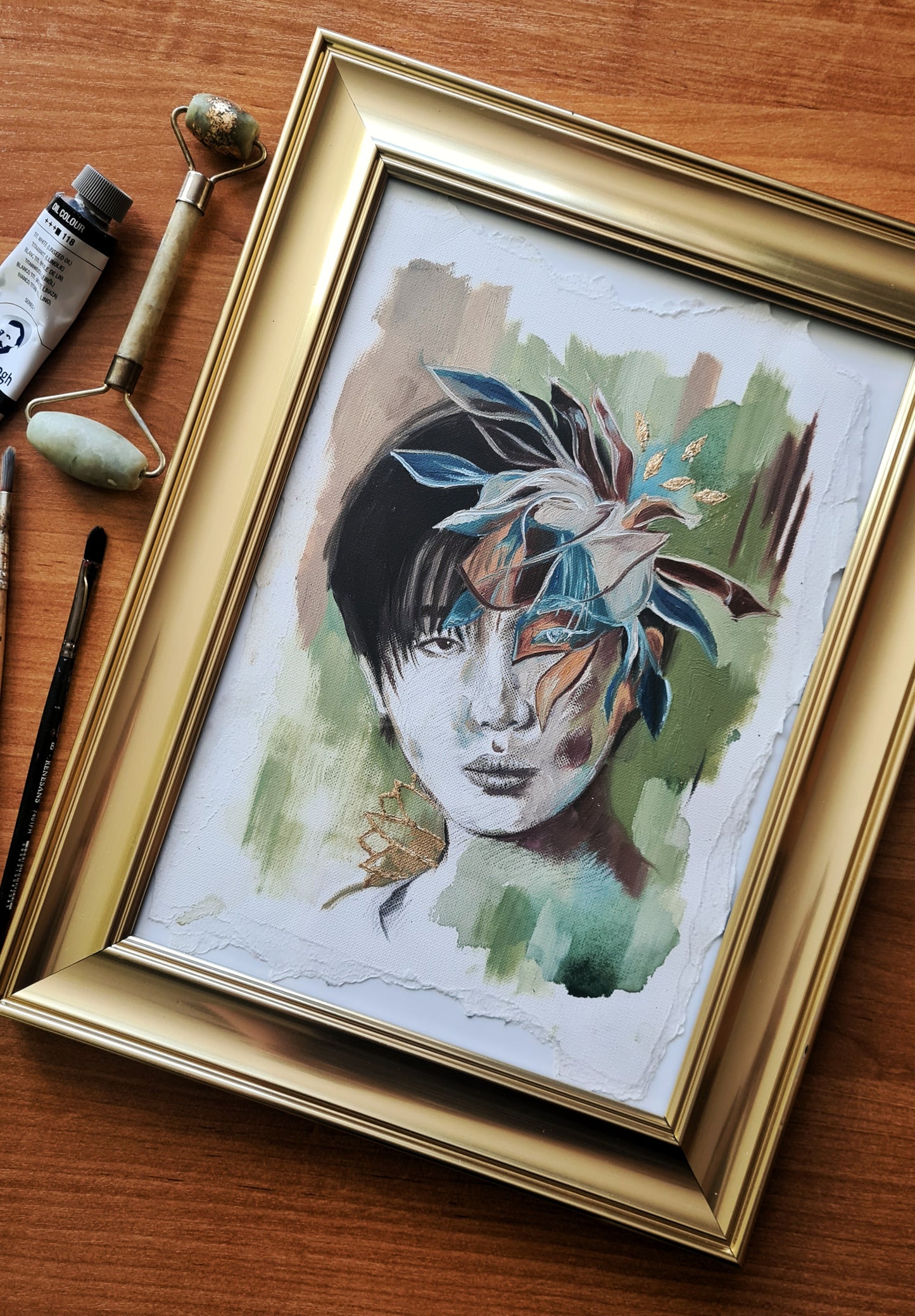 "Matcha latte" Original Painting Sketch