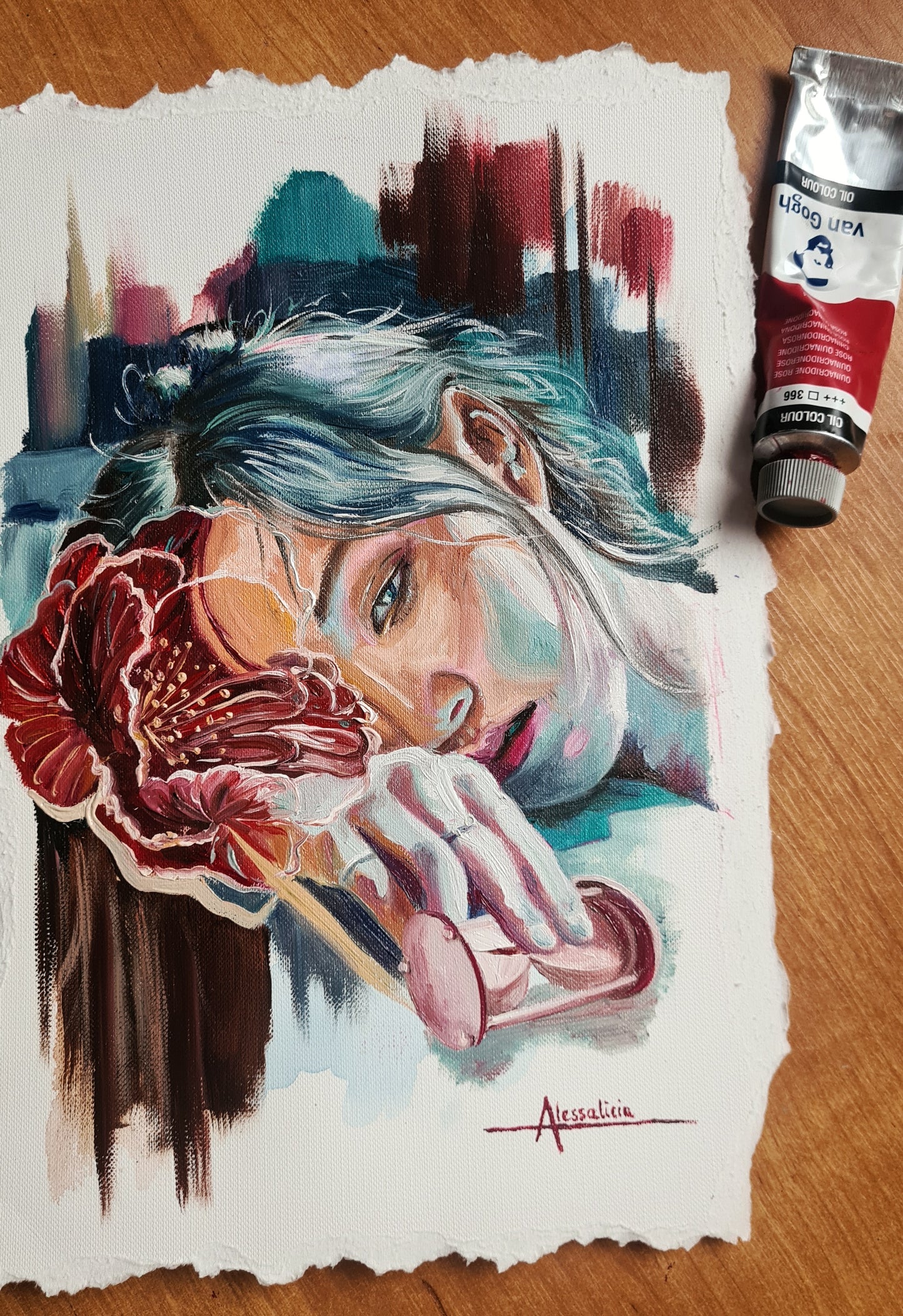 "Indecisive" Original Painting Sketch