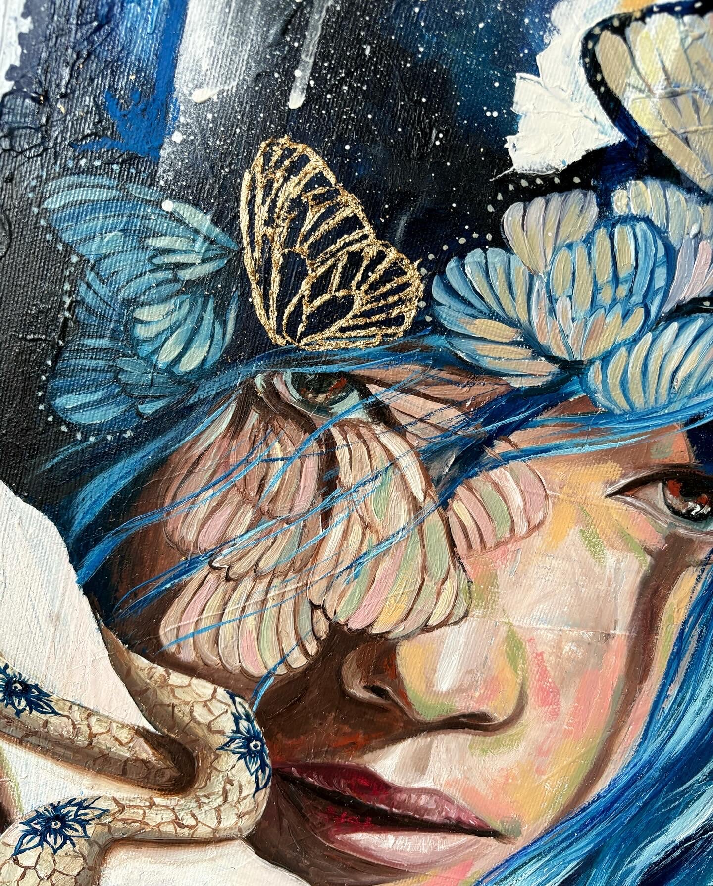 "Embrace change" Original Oil Painting