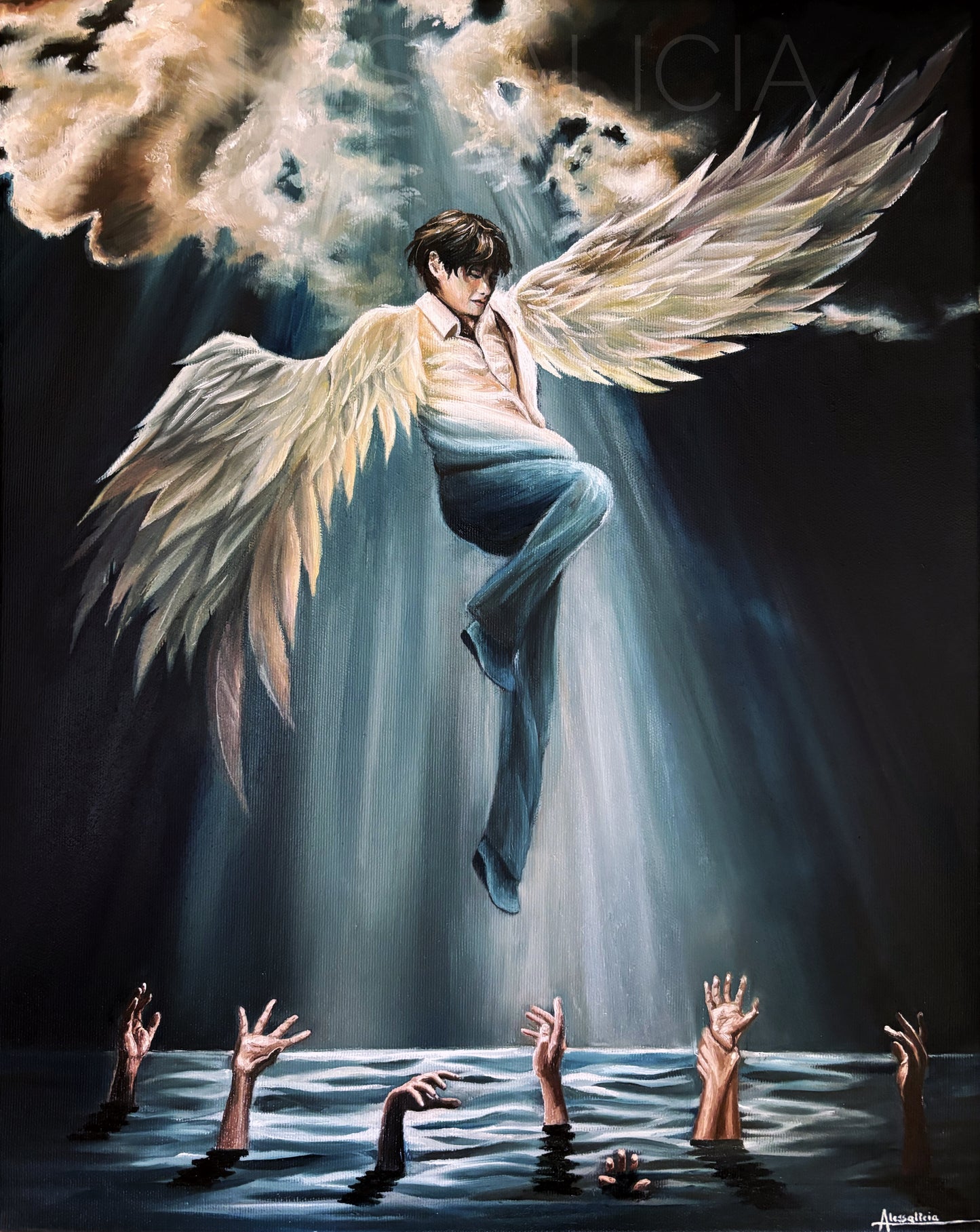 "Finally Free" Original Oil Painting