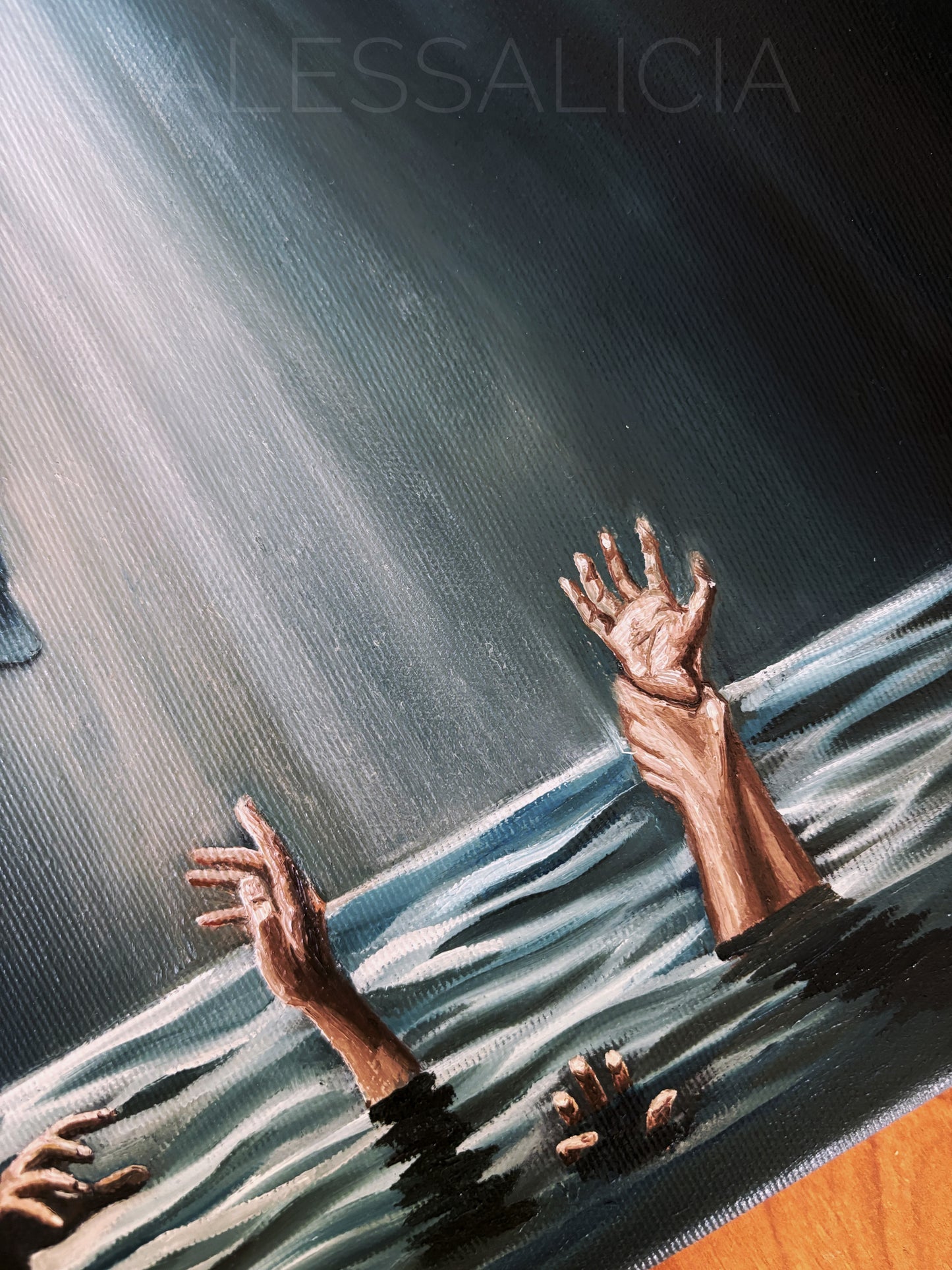 "Finally Free" Original Oil Painting