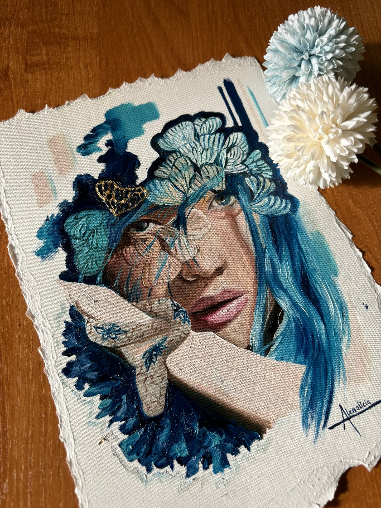 "Embrace your true self" Original Painting Sketch