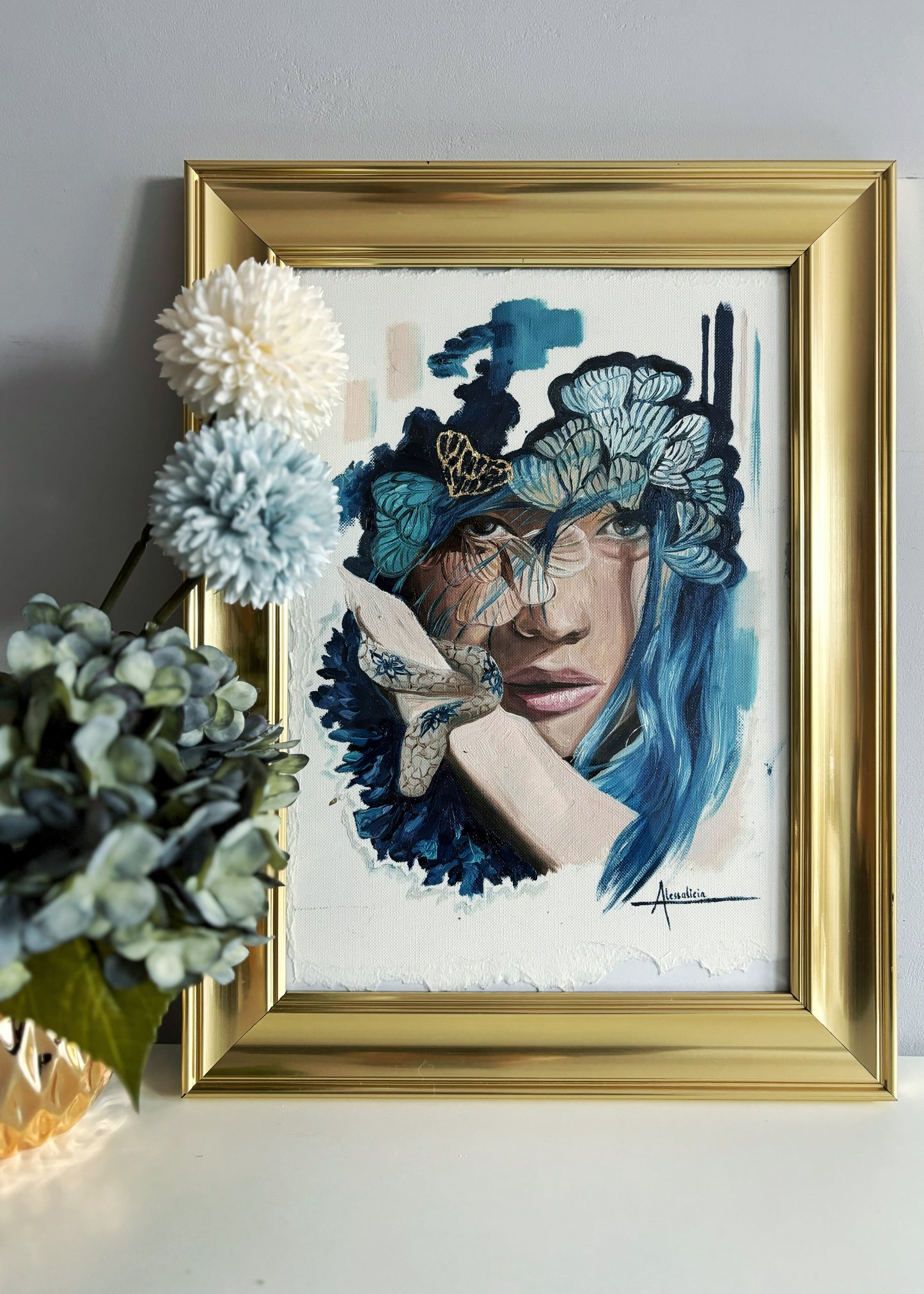 "Embrace your true self" Original Painting Sketch