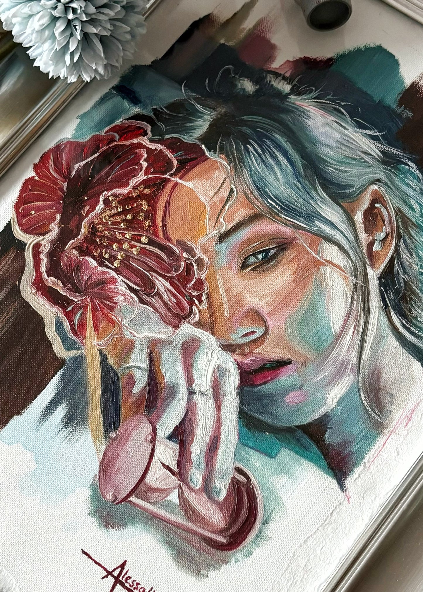 "Indecisive" Original Painting Sketch