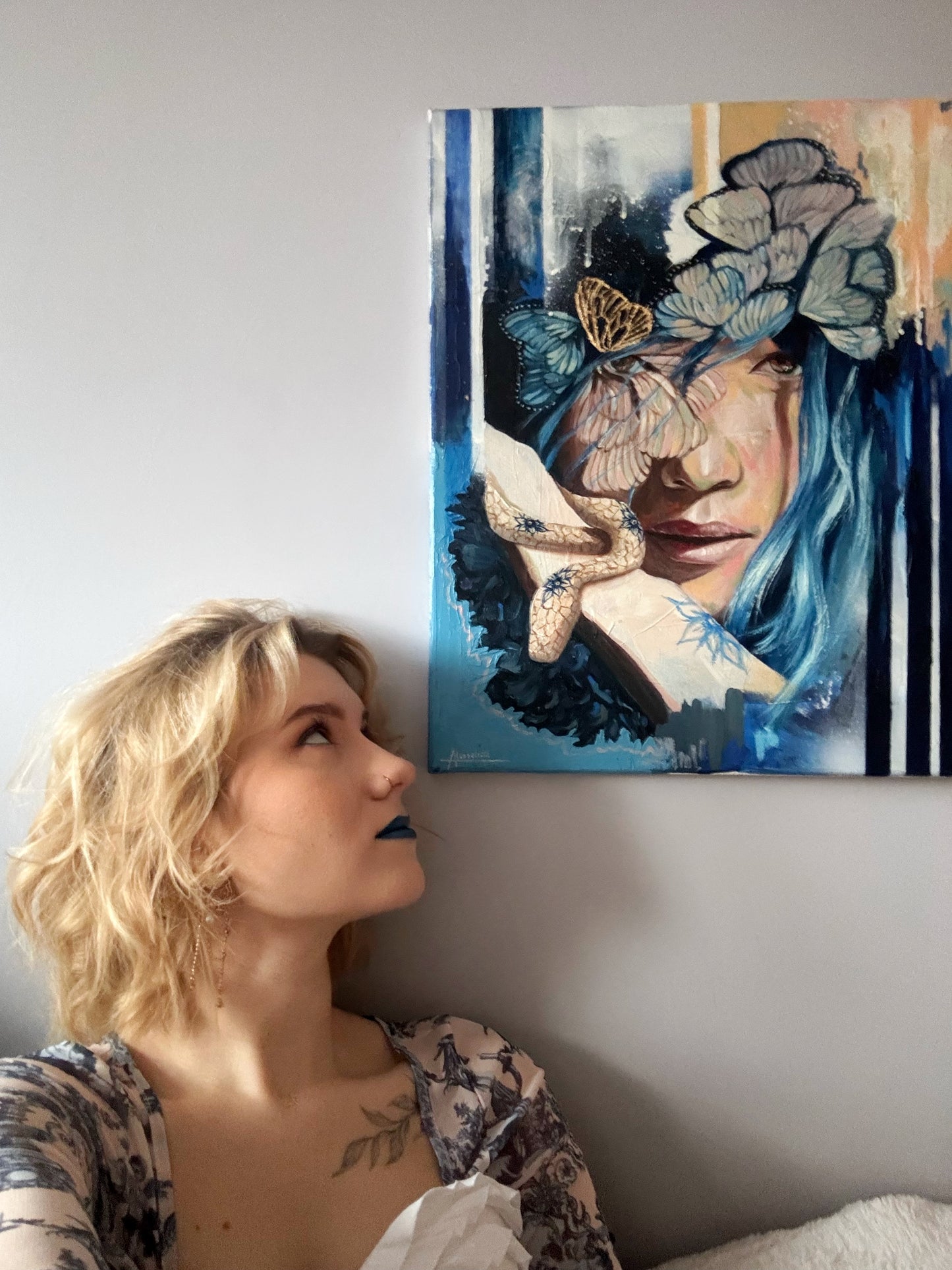 "Embrace change" Original Oil Painting