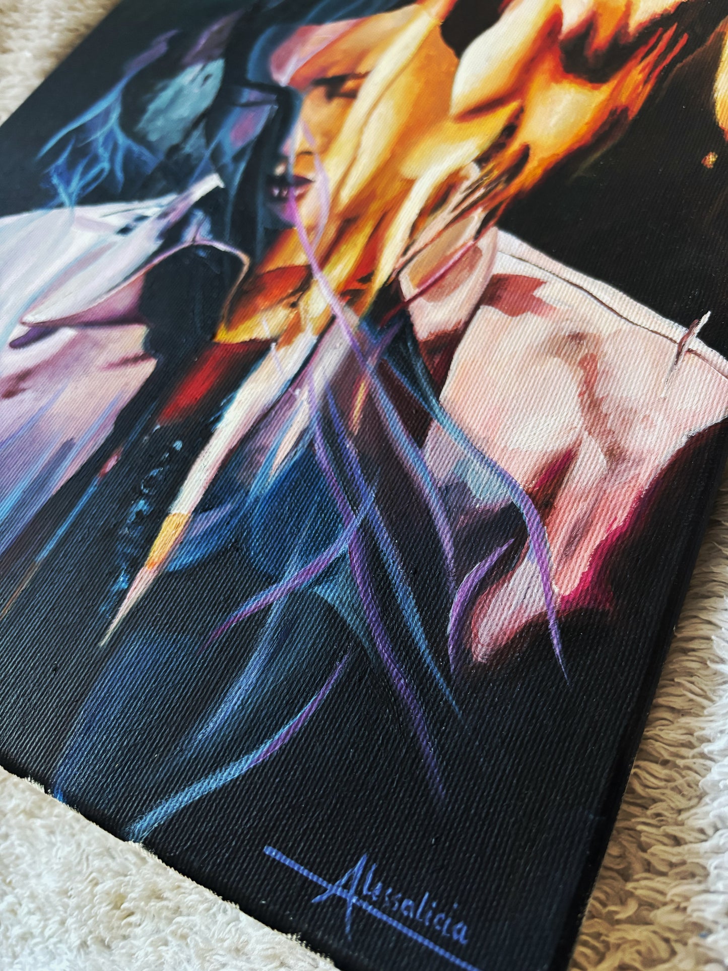 "Burned Out" Original Oil Painting