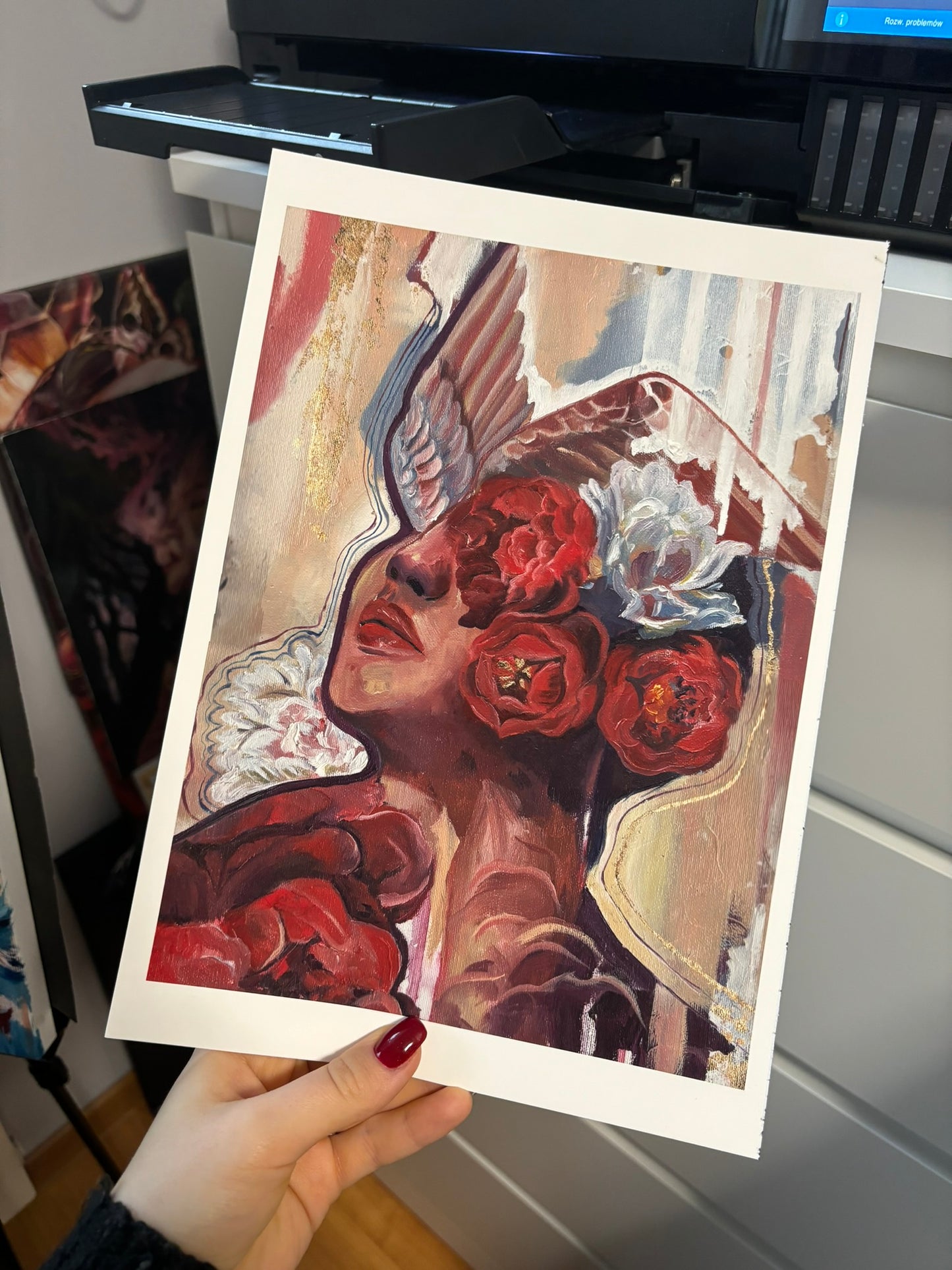 "Scarlet Freedom" Fine Art print