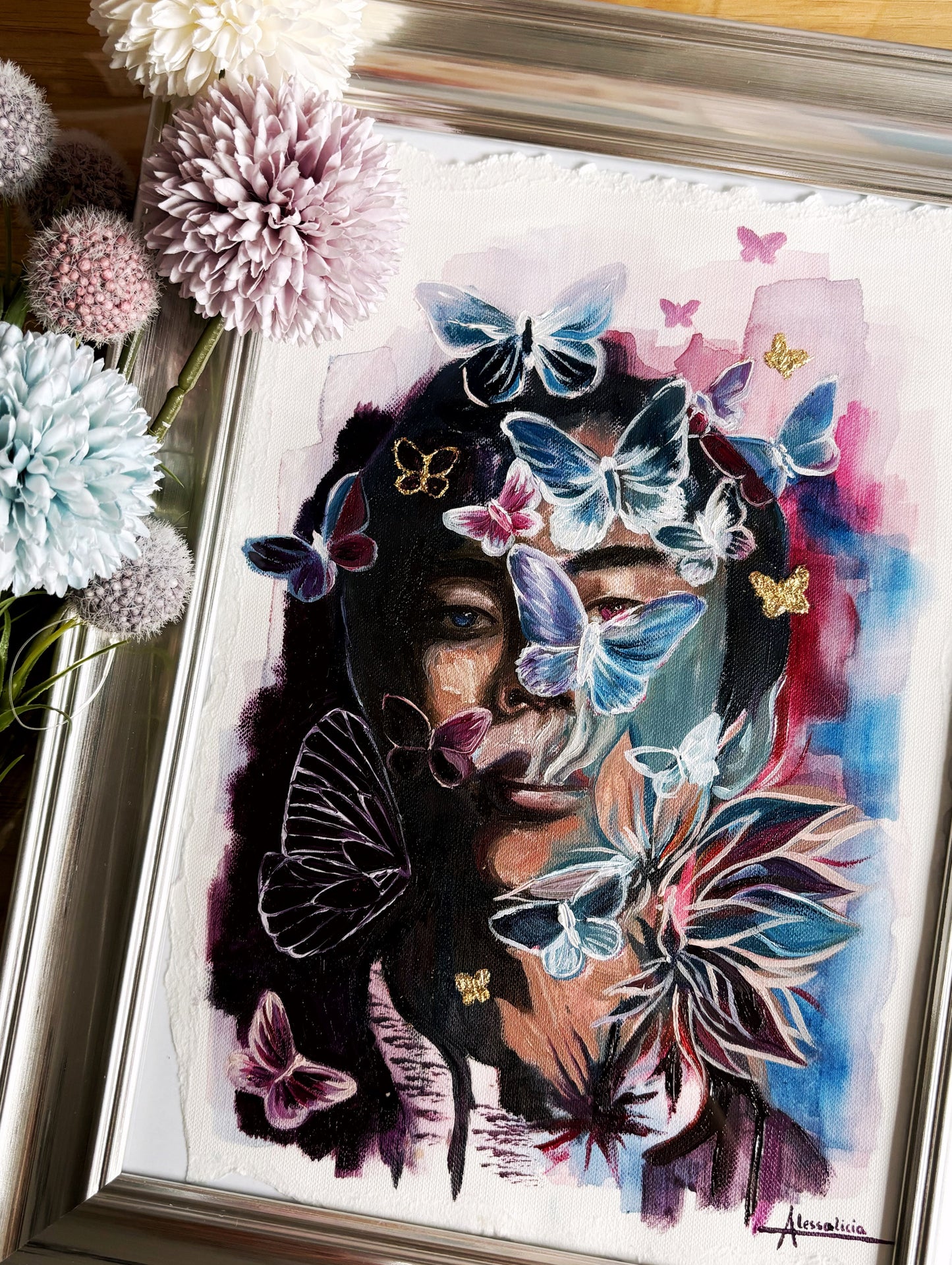 "Violet Crazy" Original Painting Sketch