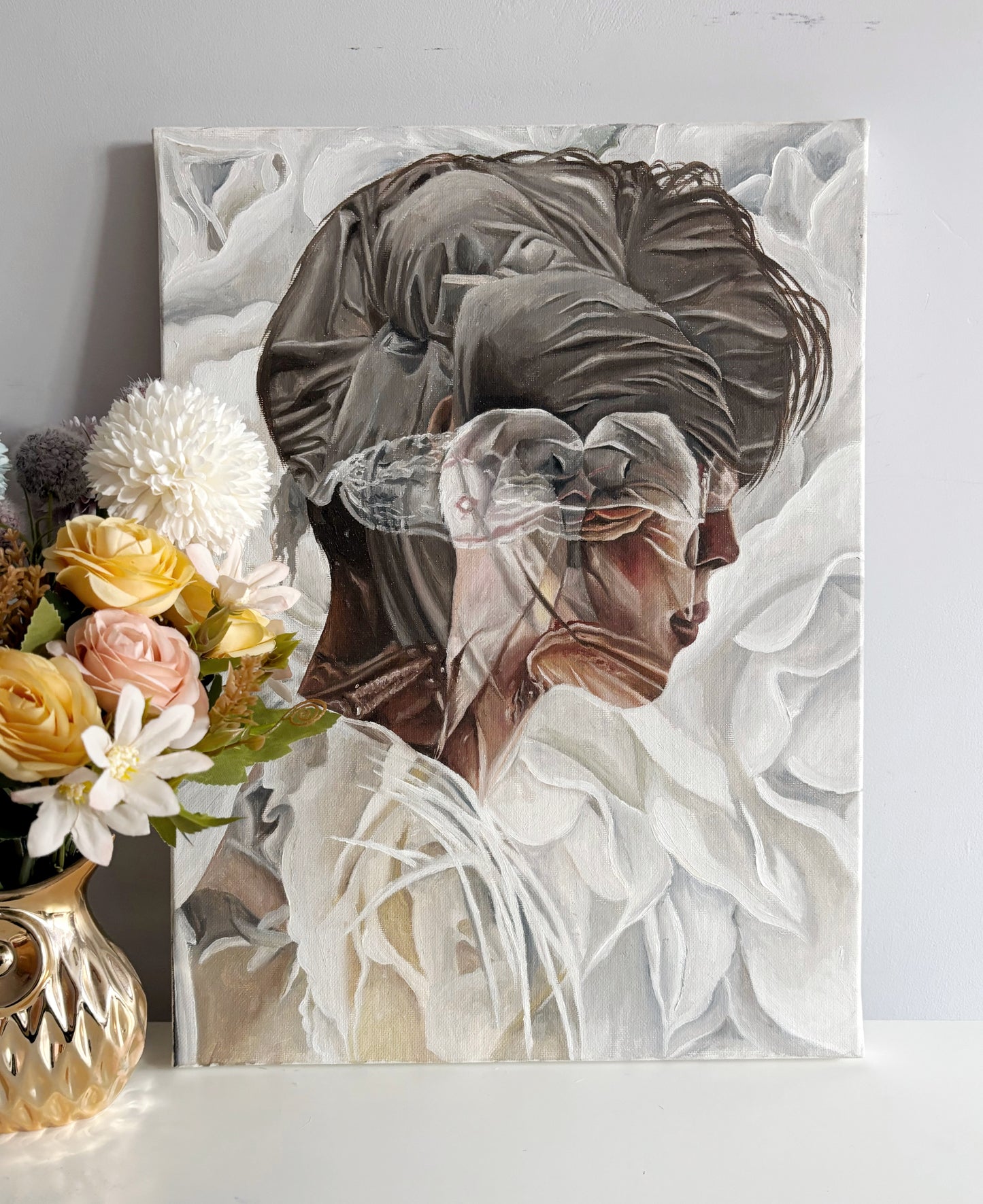 "Love Yourself" Original Oil Painting