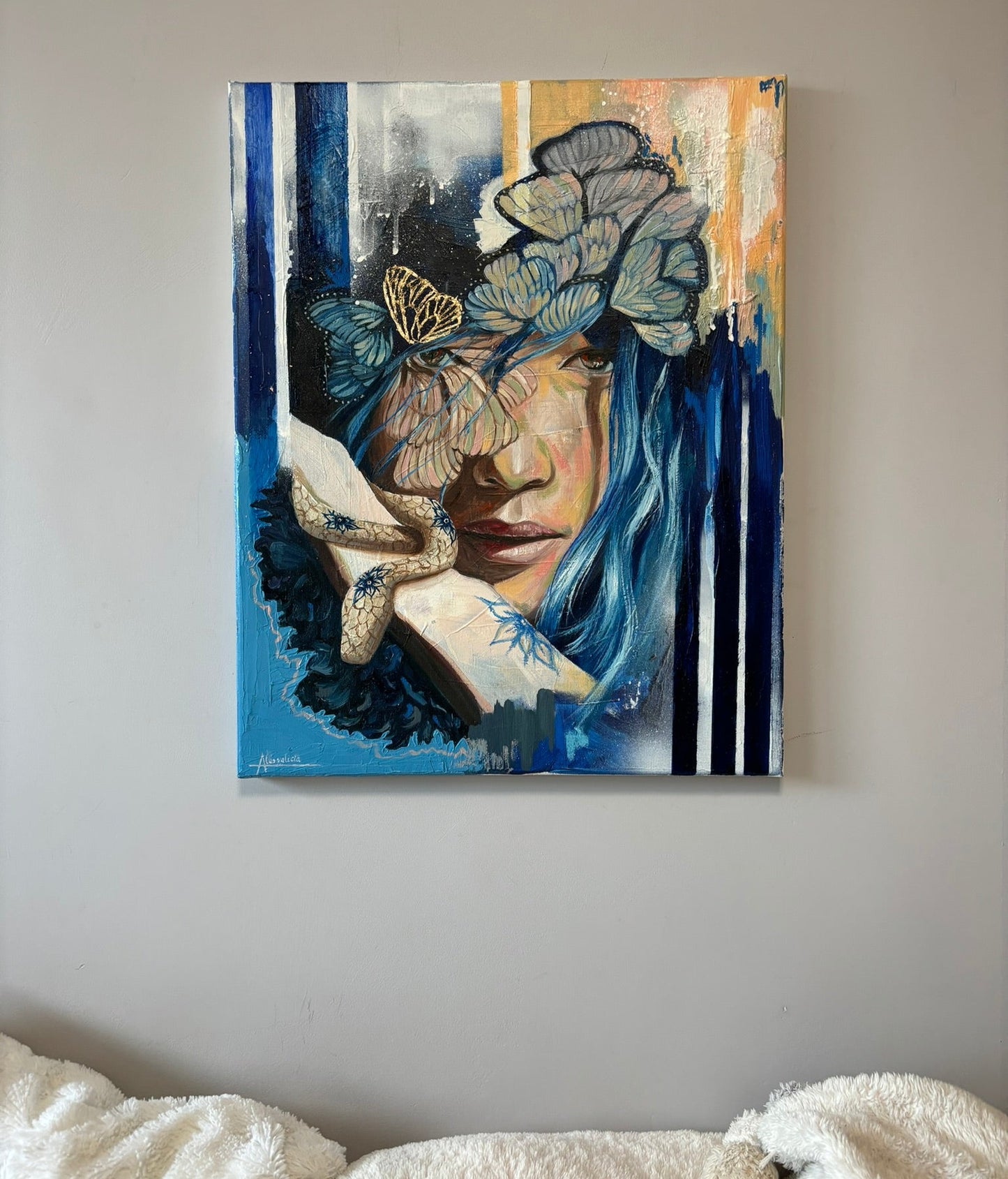 "Embrace change" Original Oil Painting