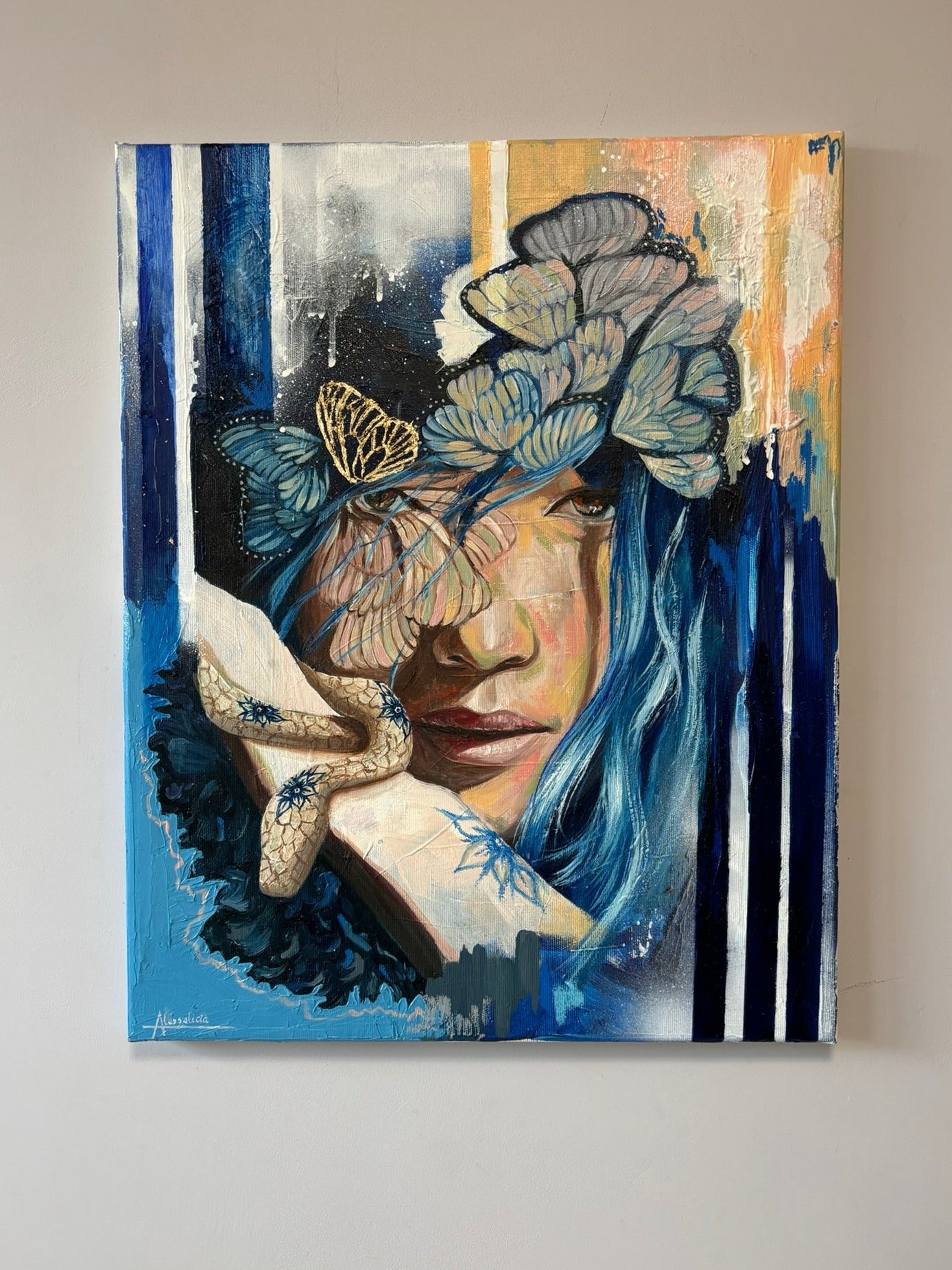 "Embrace change" Original Oil Painting