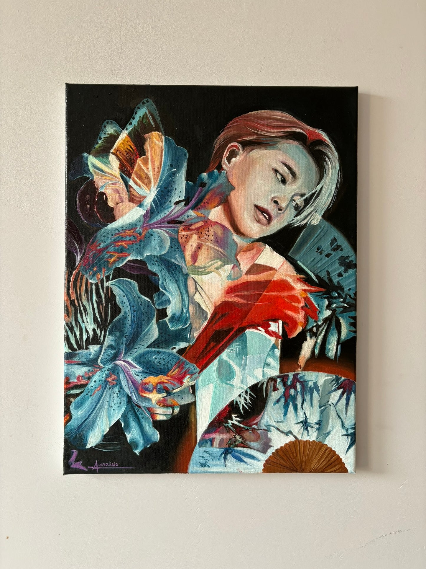 "BUCHAECHUM" Original Oil Painting