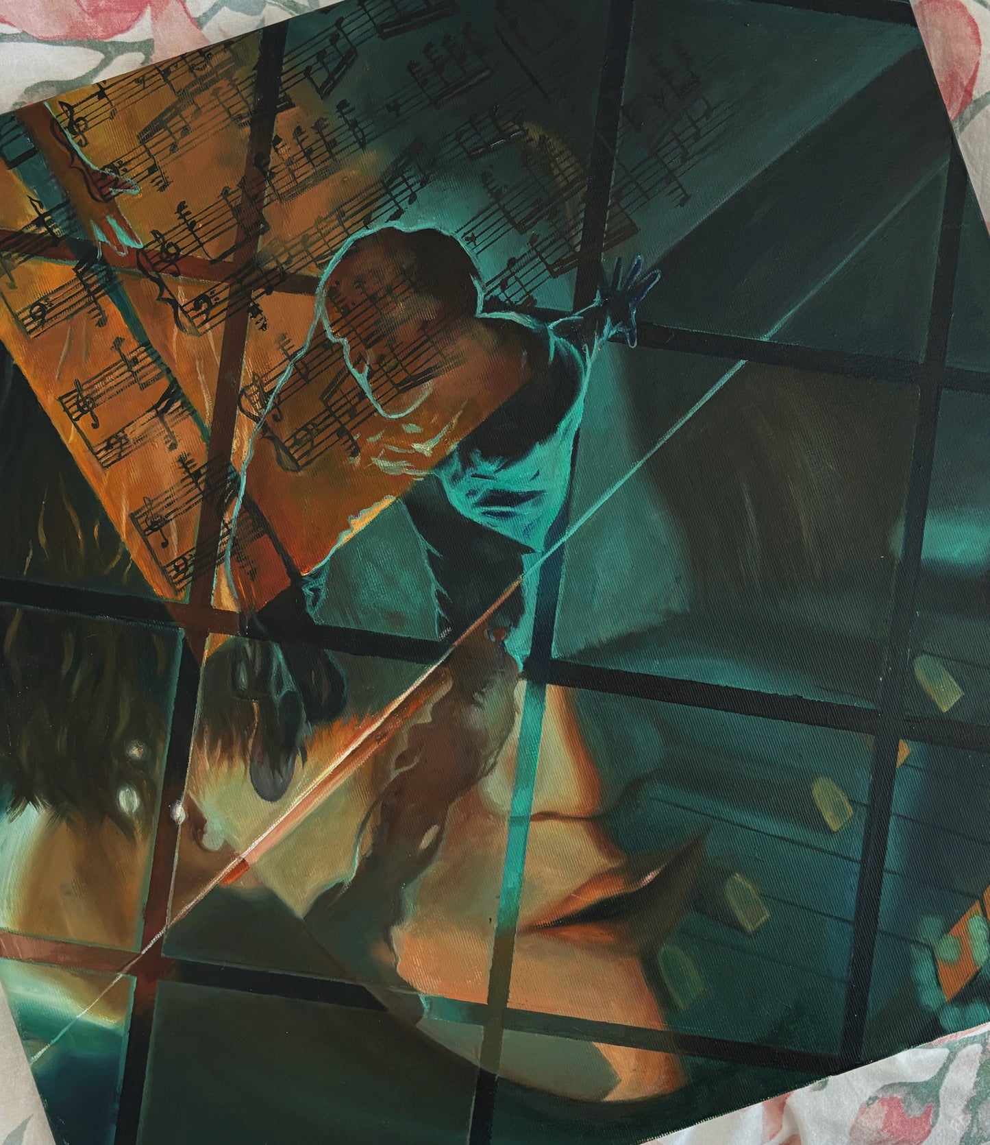 "Shadow x Daechwita" Original Oil Painting