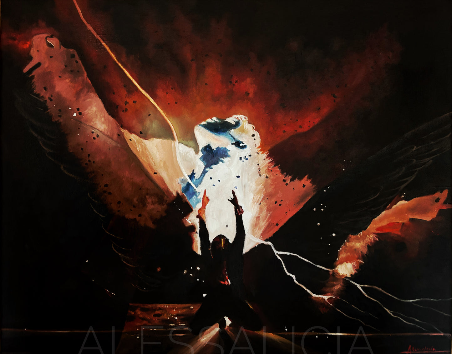 "Seraph" Original Oil Painting