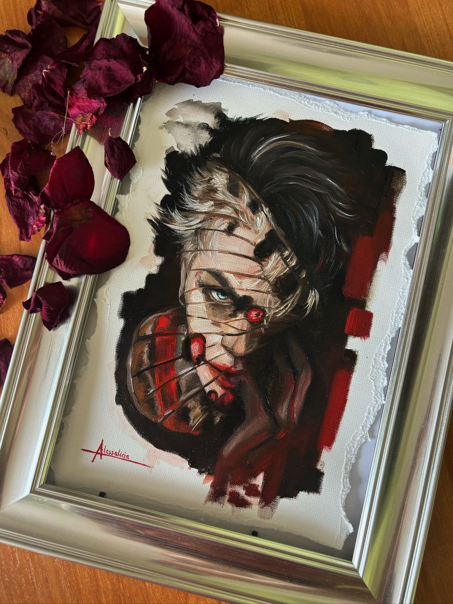 "Moth's change" Original Painting Sketch
