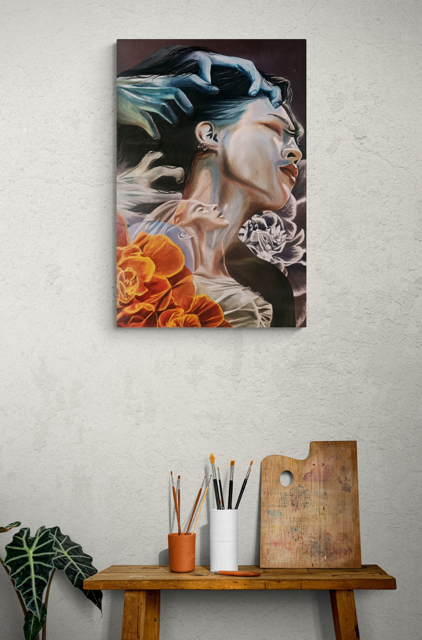 "Don't Save Me" Original Oil Painting