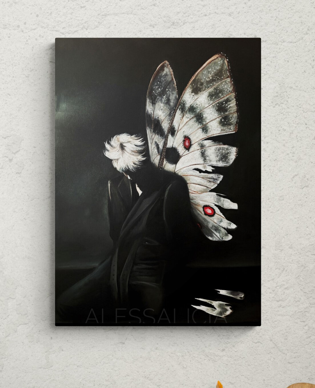 "Protect your wings" Original Oil Painting