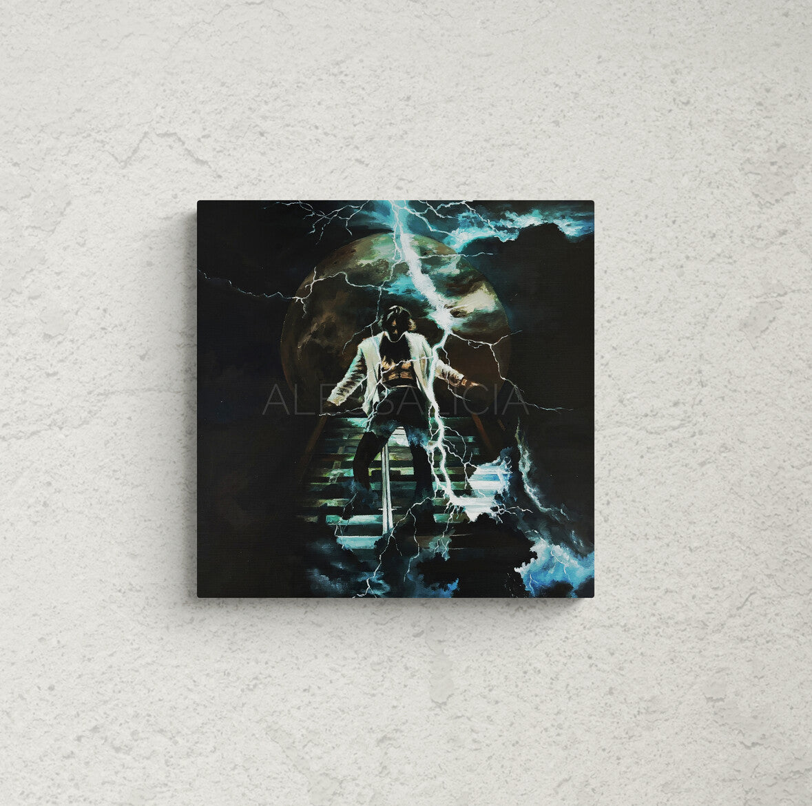 "Welcome to The Other Side" Original Oil Painting
