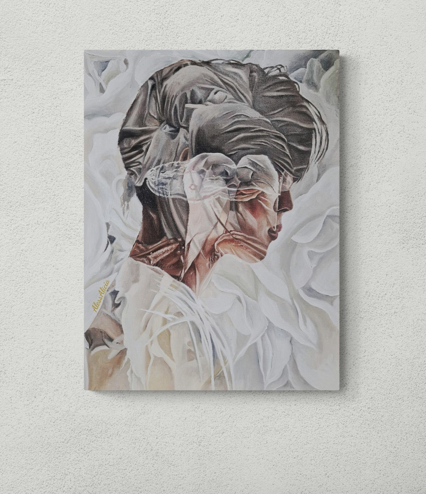 "Love Yourself" Original Oil Painting