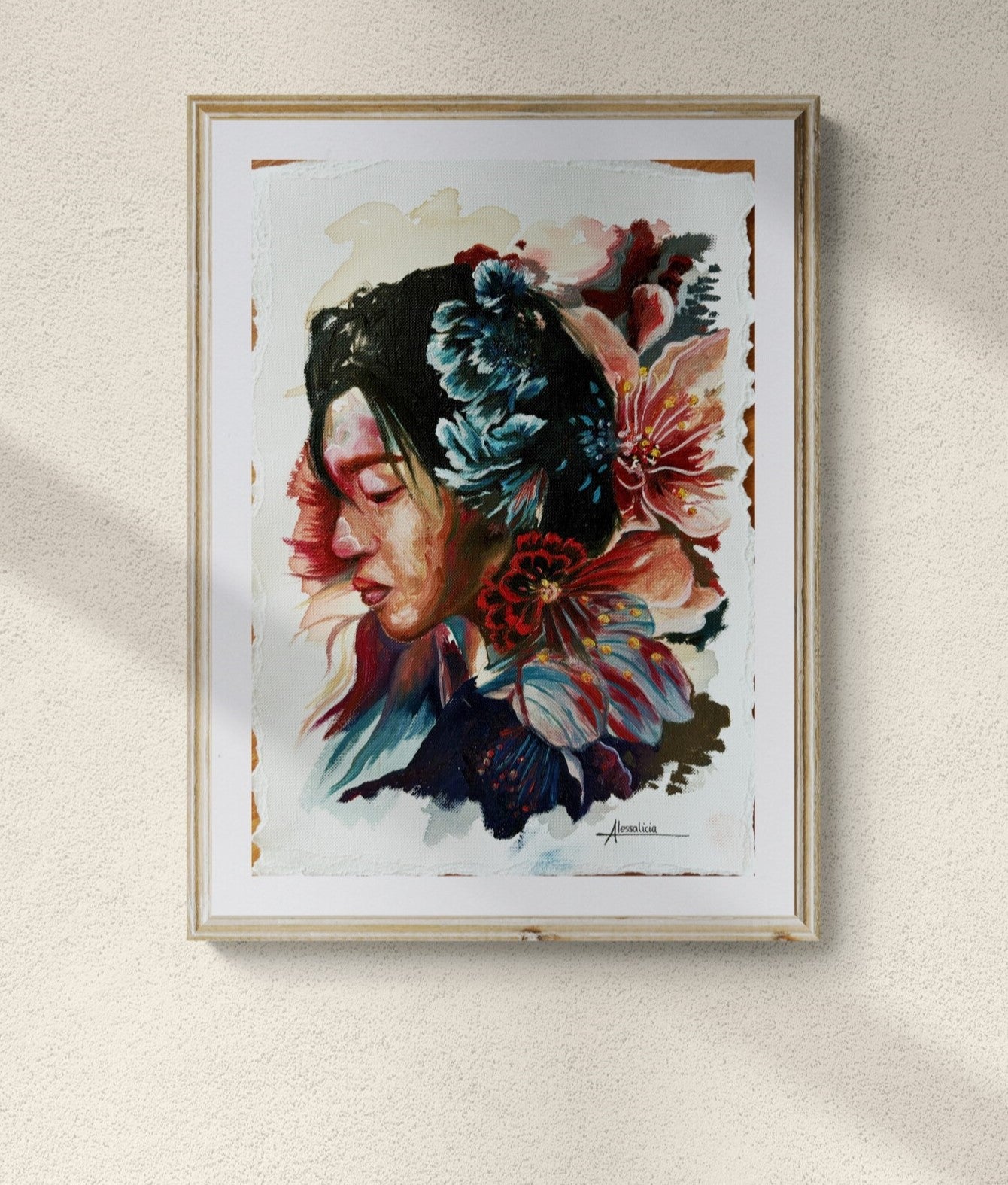 "Graceful freedom" Original Painting Sketch