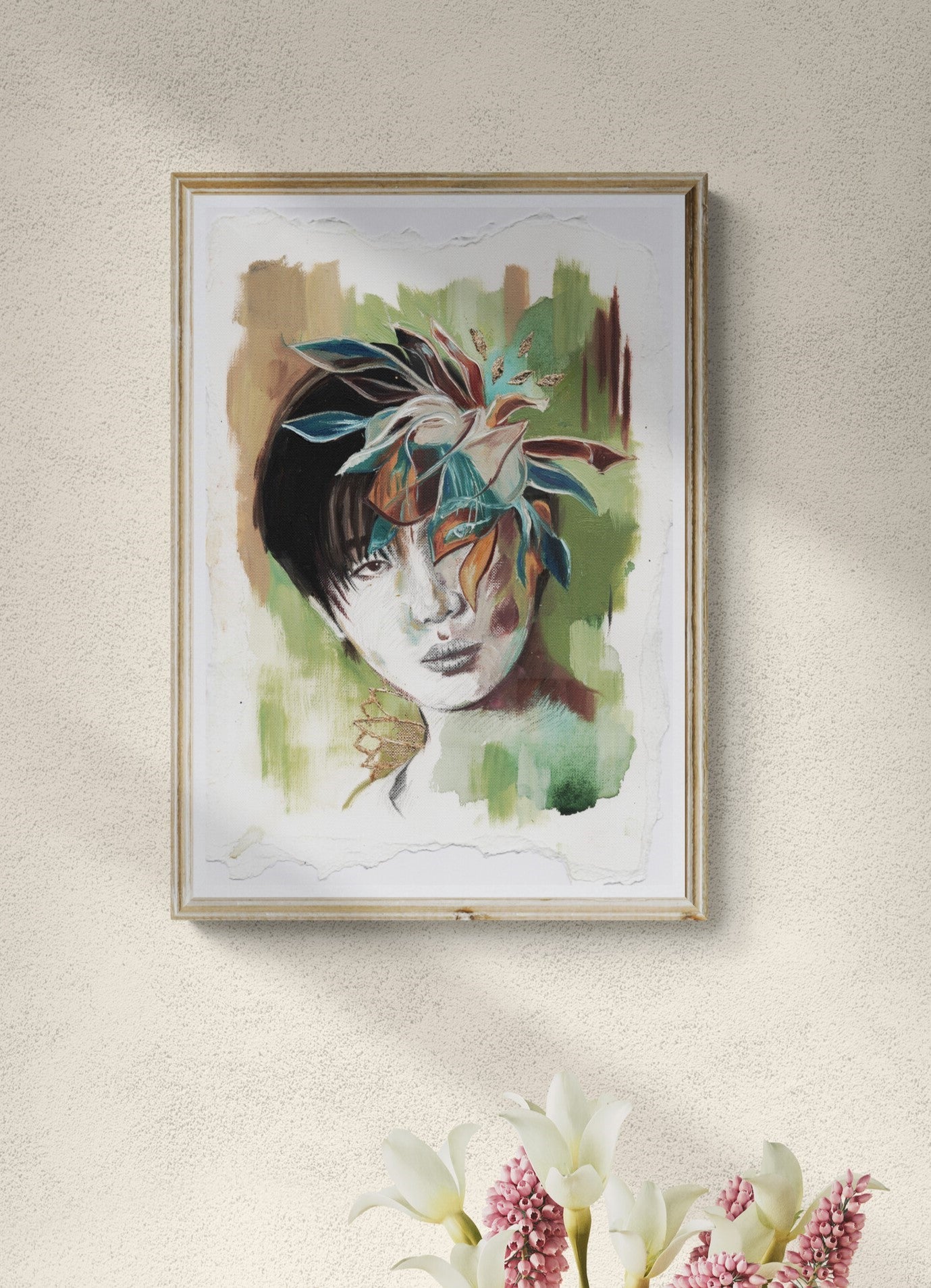 "Matcha latte" Original Painting Sketch