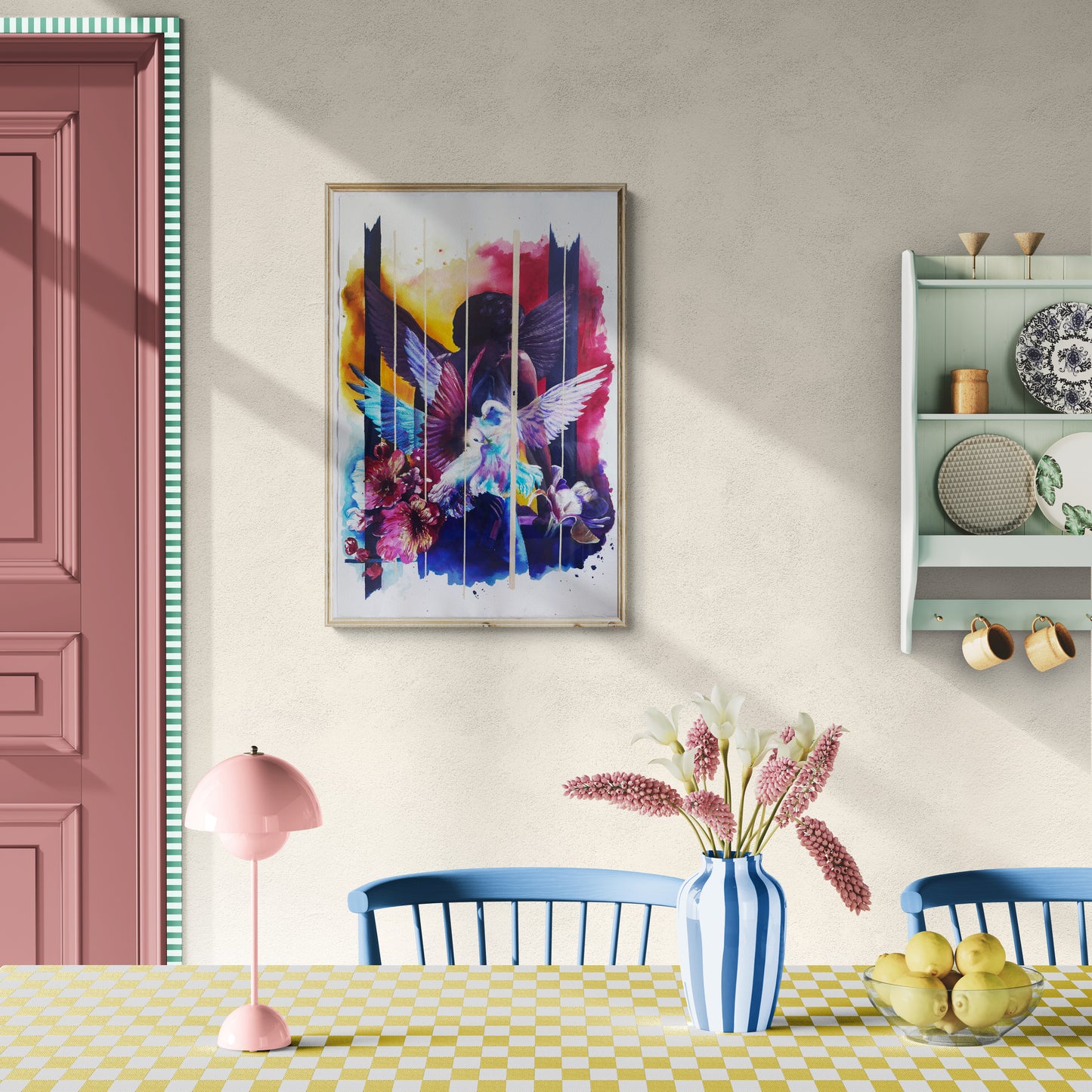 "SALTBURN CAGE" Original Painting