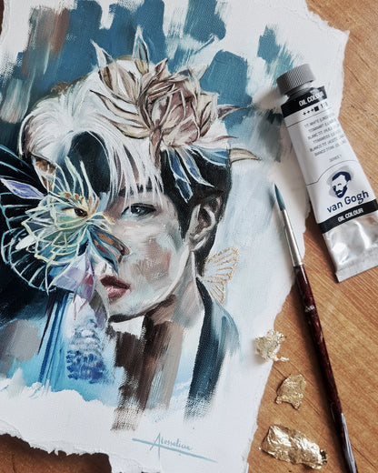 "Jin" Original Painting Sketch