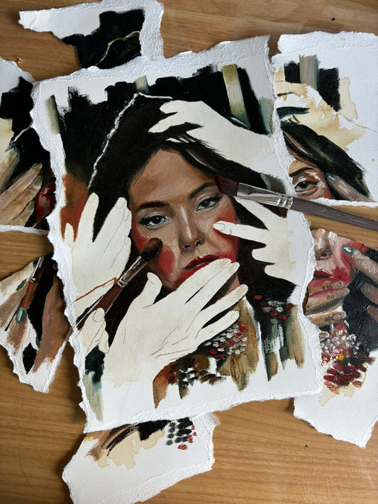 "New Woman" Original Painting Sketch