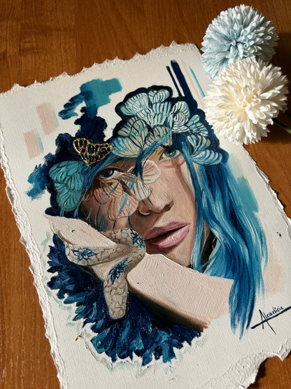 "Embrace your true self" Original Painting Sketch
