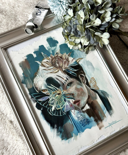 "Jin" Original Painting Sketch