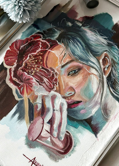 "Indecisive" Original Painting Sketch