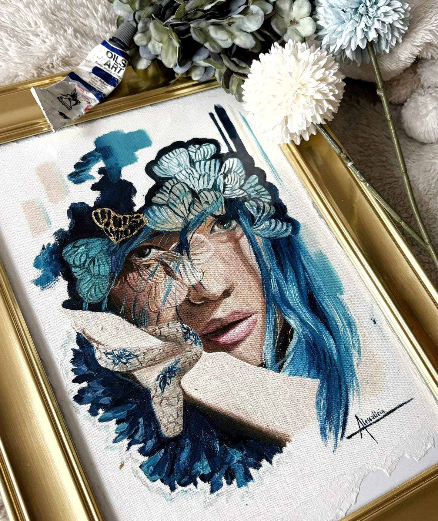 "Embrace your true self" Original Painting Sketch