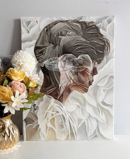 "Love Yourself" Original Oil Painting
