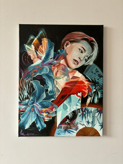 "BUCHAECHUM" Original Oil Painting