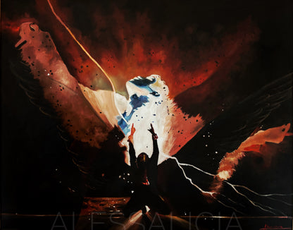 "Seraph" Original Oil Painting