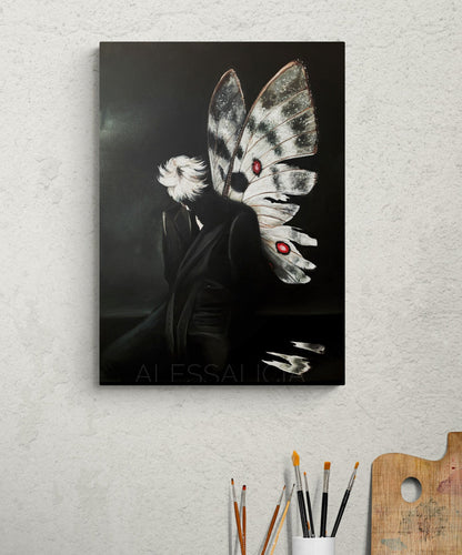 "Protect your wings" Original Oil Painting