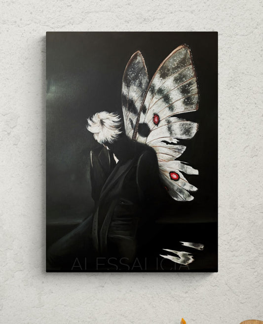"Protect your wings" Original Oil Painting